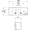 Tail light cluster 3-part jok 10049_1