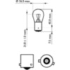 Bulb  12V21W BAW15S red_1