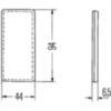 Rückstrahler eckig gelb 8RA003326041_1