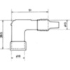 Zündkerzenstecker LD05E schwarz NGK_1