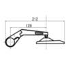 Mirror bar end black daytona 1014222_2