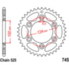 Rear sprocket 42 tooth pitch 525 JTR74542_1