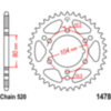 Rear sprocket 36tooth pitch 520 JTR147836_2