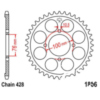 Kettenrad 56Z Teilung 428 JTR180656_1