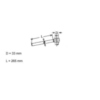 Lenker Stahl chrom 22MM Fehling 7997_1