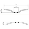 Lenker Stahl chrom 22MM Domino 0169316004_1