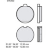 BRAKE PADS CARBON CERAMIC ROAD BREMBO_1