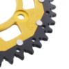 Rear sprocket dua 43 tooth pitch 520 gold_1