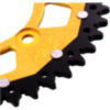 Rear sprocket dua 45 tooth pitch 520 gold ZFD73545GLD_1