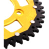 Rear sprocket dua 46 tooth pitch 520 gold_1