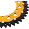 Rear sprocket dual 43 tooth pitch 520 gold ZFD84643GLD_1