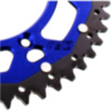 Rear sprocket dual 51 tooth pitch 520 blue_1