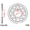 Rear sprocket aluminium 43tooth pitch 525 silver_1