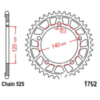 Rear sprocket aluminium 42 tooth pitch 525_1