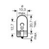 Bulb 24v3w w2.1x9.5 glass_1