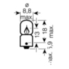 Bulb 12v2w ba9s_1