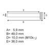 Gleitstift Satz Bremsklotz Tourmax PPS903_1