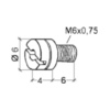 Hauptdüse M6 155 Dellorto_2