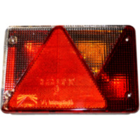 Tail light / rear light - glass right Trailer