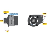 Lichtmaschine Fiat PUNTO 85 Austauschteil
