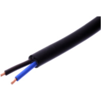 Kabel H05RR-für 2X1.5 schwarz 1116321