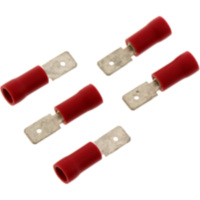 Flachstecker 1.0 rot JMP 1580282