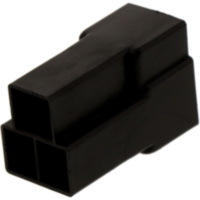 Gehäuse FLACHSTECK 3P schwarz JMP passend für Suzuki GSX-R  750 GR7BB 1992, 100/112 PS, 74/82 kw