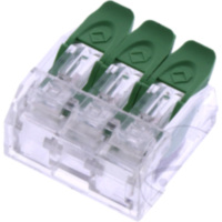 Klemme VERBINDUNG 3 Pol 0.2-4.0 grün/TT Packung 5 Stück