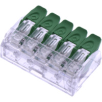 Klemme VERBINDUNG 5 Pol 0.2-4.0 grün/TT Packung 5 Stück