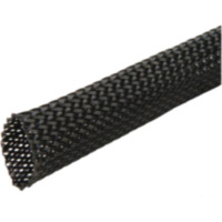 Braided shrink wrap hose  black 20X29