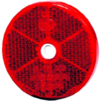 Reflector round 60mm red