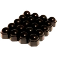 RADCAPS Satz 17 mm schwarz