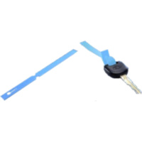 Schlüsselanhänger blau PVC 1000 Stück