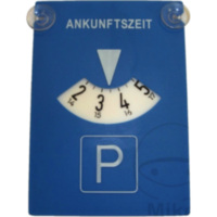 Parkscheibe mit 2 Saugnäpfen