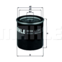 Oil filter oc534