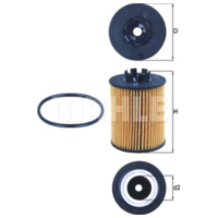 Oil filter ox173/2d