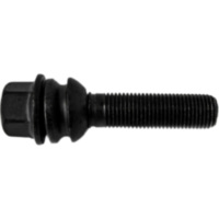 Radschraube M14X1.5X51 KU19 lose Scheibe schwarz