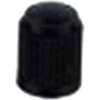 Tyre valve cap black plastic