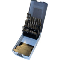 Drill/thread cutting set
