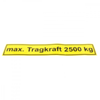 TRAGKRAFT 2500 kg