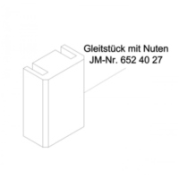 Gleitstück mit NUTEN fitting for Kawasaki GPZ  500 EX500D 1998, 60/50/34/27 PS, 44/37/25/20 kw
