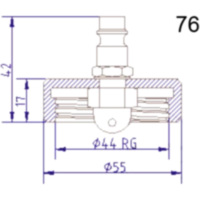 Anschlussdeckel NR.76