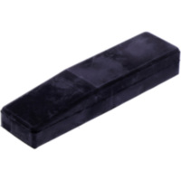 Rubber buffer montagearm