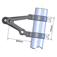 Headlight bracket short 50/54mm