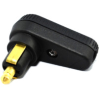 Angled din plug ba12 fitting for Kawasaki GPZ  500 EX500D 1998, 60/50/34/27 PS, 44/37/25/20 kw