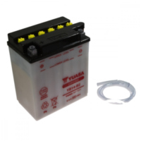 Motorradbatterie YB14-B2 Yuasa passend für Triumph Bonneville T100 Centennial 800 908MD 2002, 34 PS, 25 kw