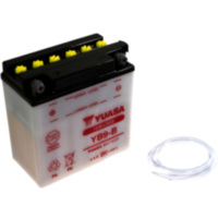 Motorcycle Battery YB9-B YUASA fitting for Vespa PK Automatik E-Starter 125 VAM1T 1984, 8 PS, 6 kw