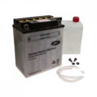 Motorradbatterie YB12A-B JMT passend für Kawasaki GPZ  500 EX500D 1998, 60/50/34/27 PS, 44/37/25/20 kw
