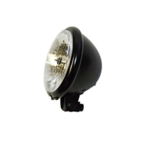 H4 headlight 5.75" black