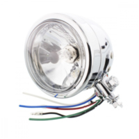 headlamps H4 BULLET chrome